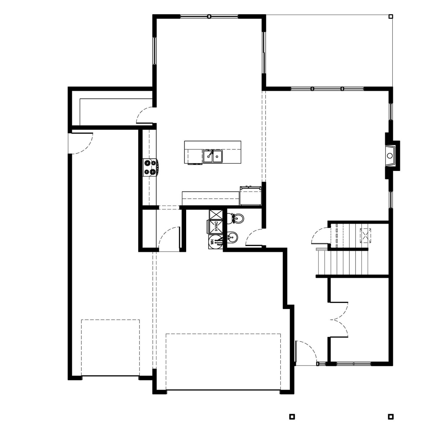 Main Level. Gardenia New Home Floor Plan