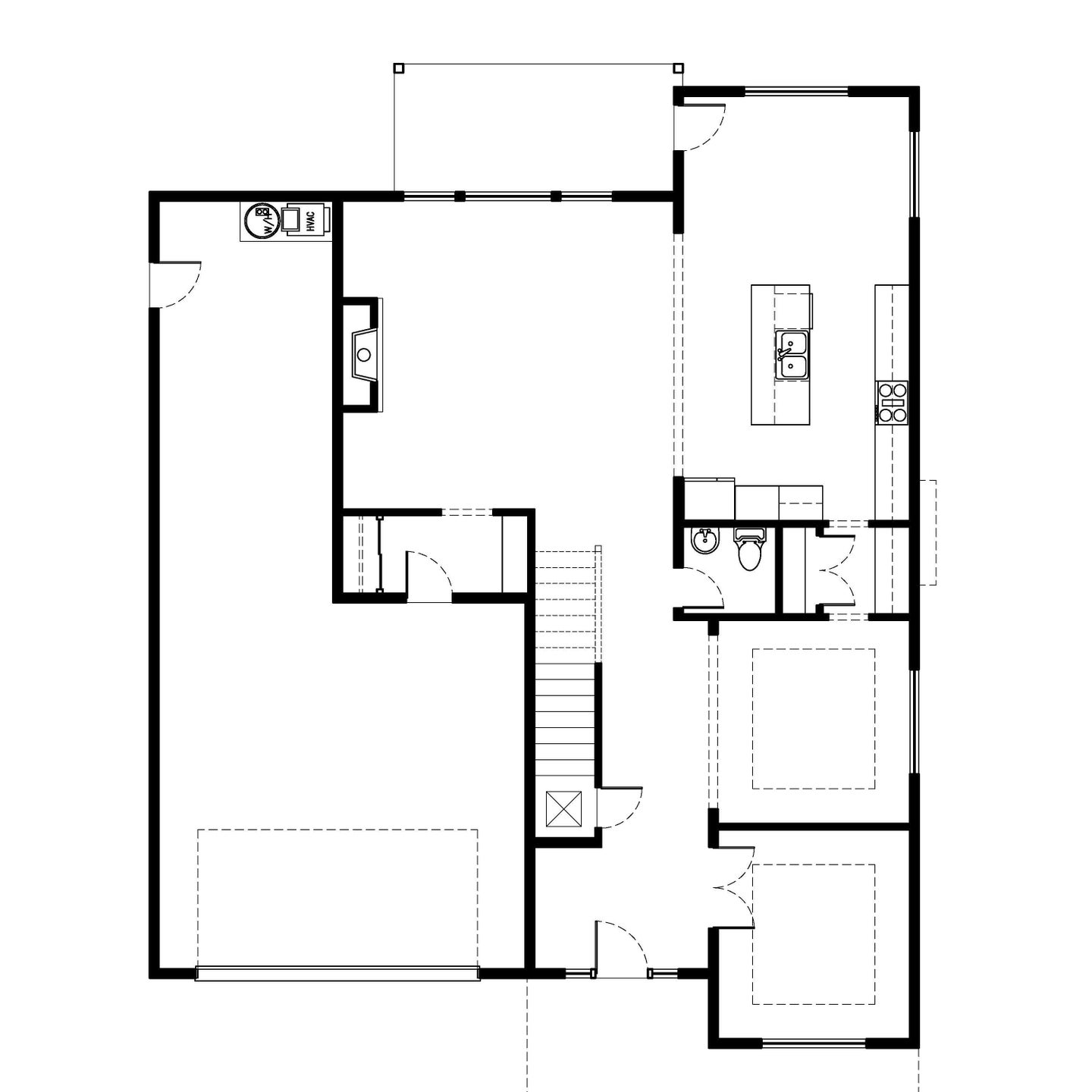 Main Level. Chestnut New Home Floor Plan