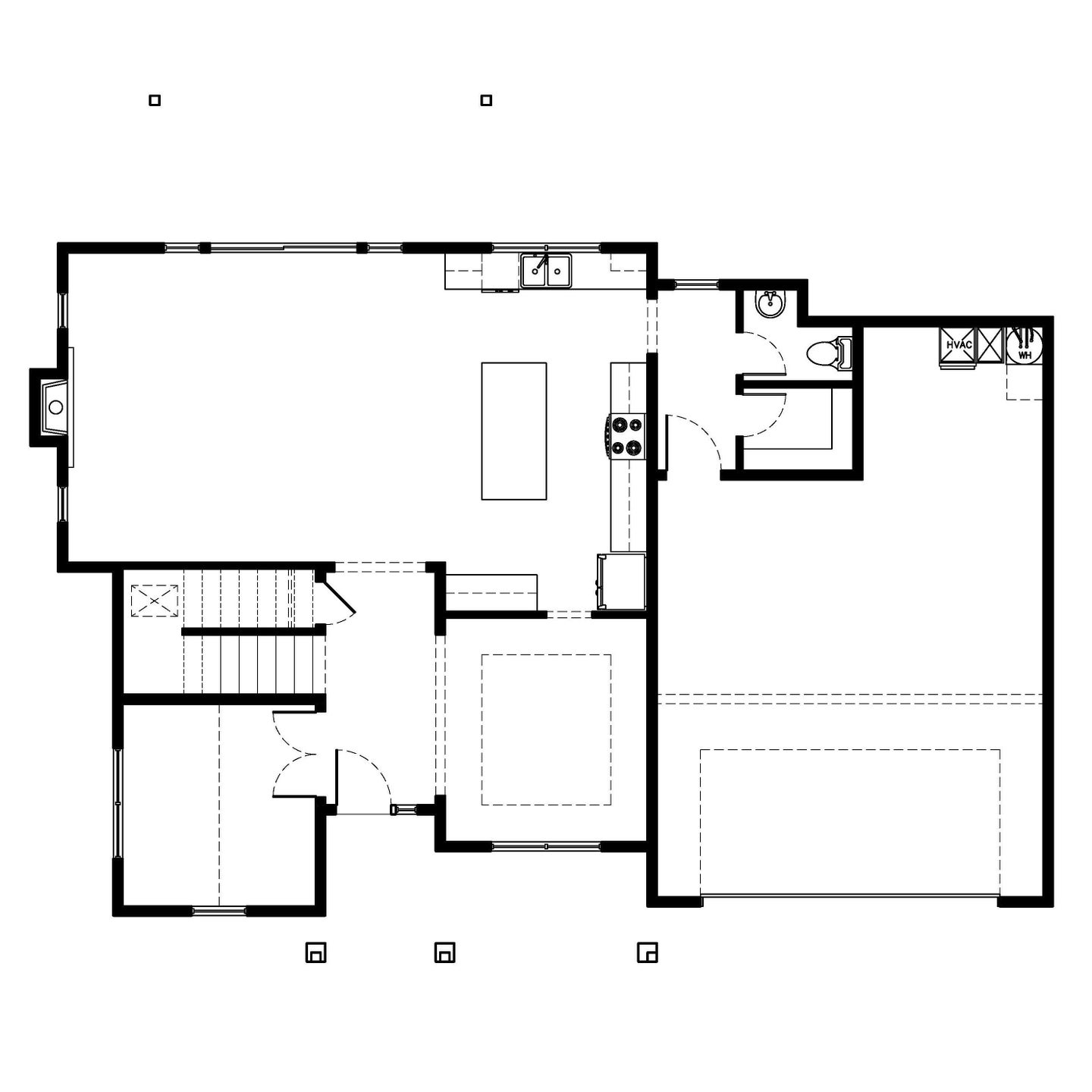 Main Level. Kensington New Home Floor Plan