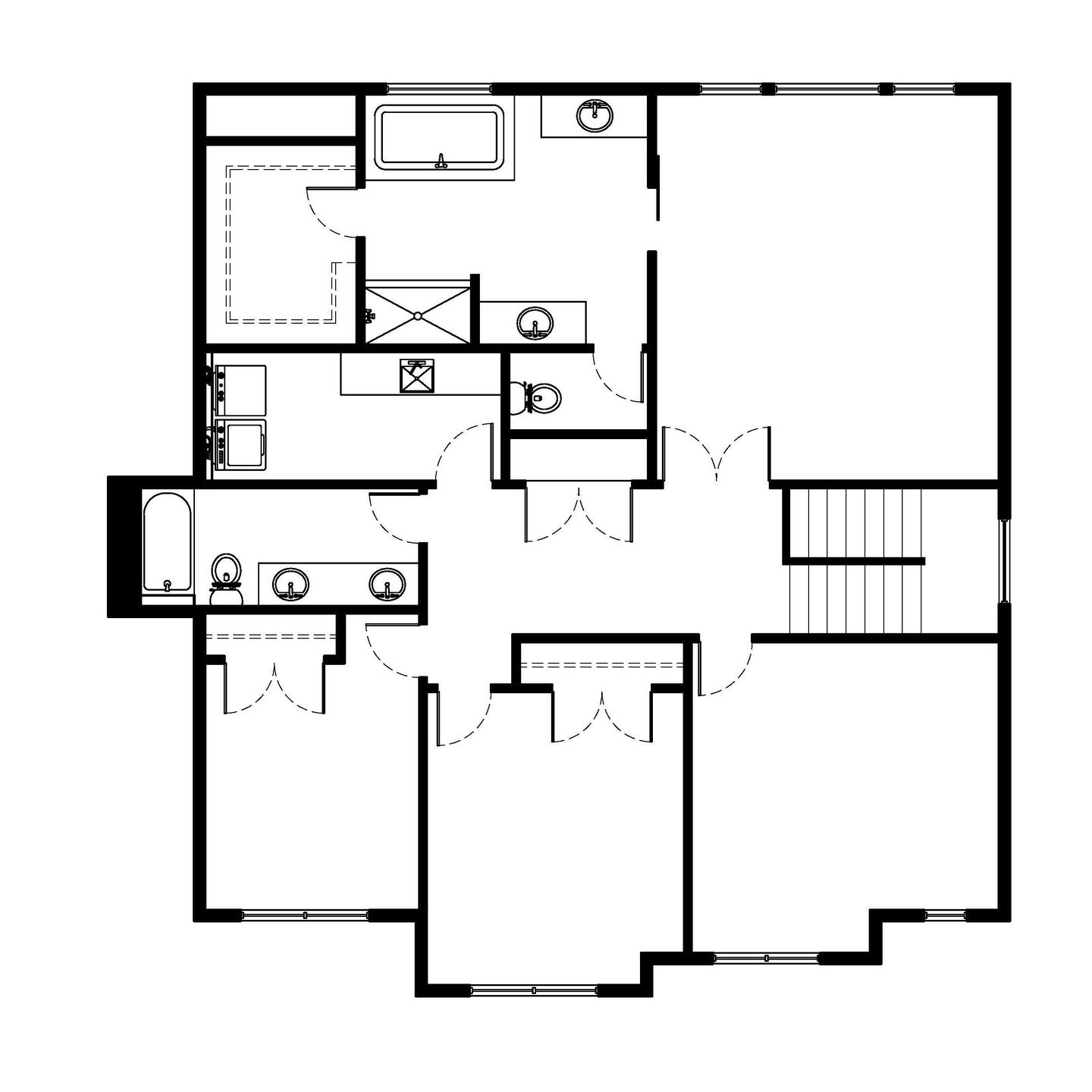 Upper Level. Willow New Home Floor Plan