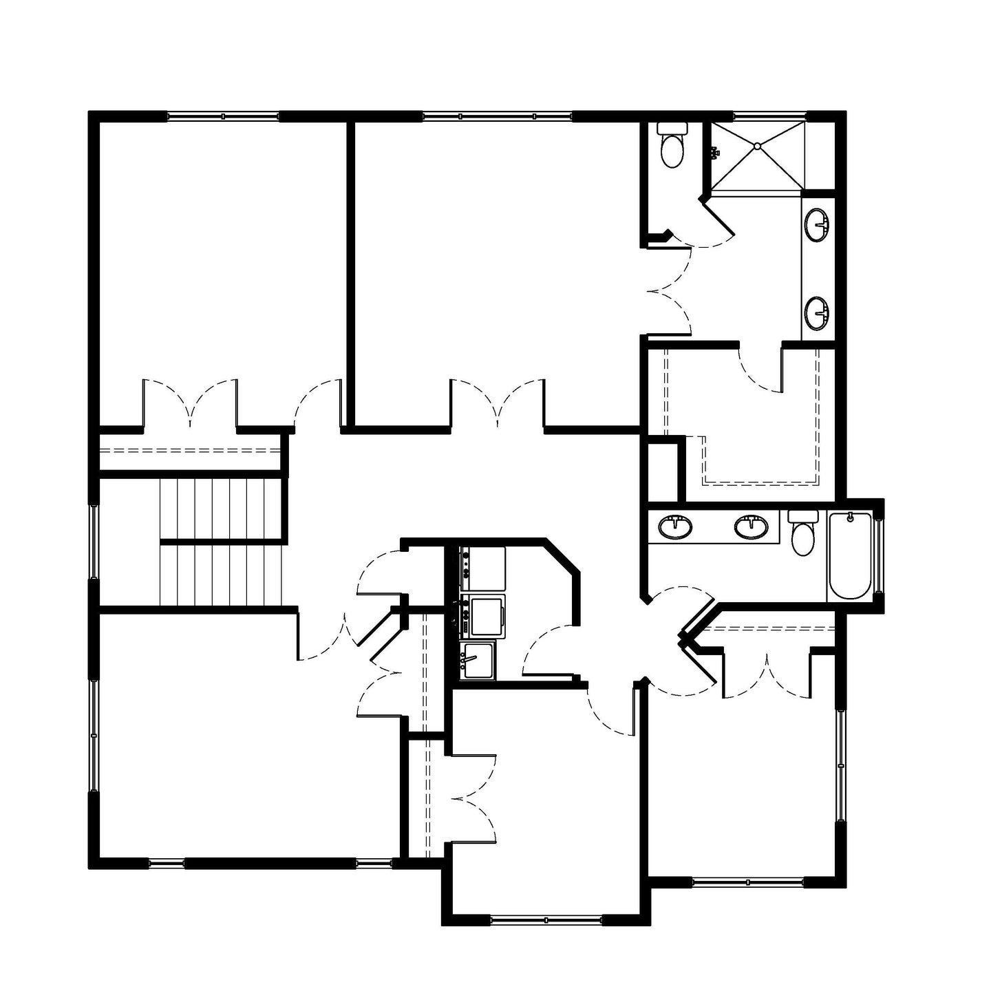 Upper Level. Magnolia New Home Floor Plan