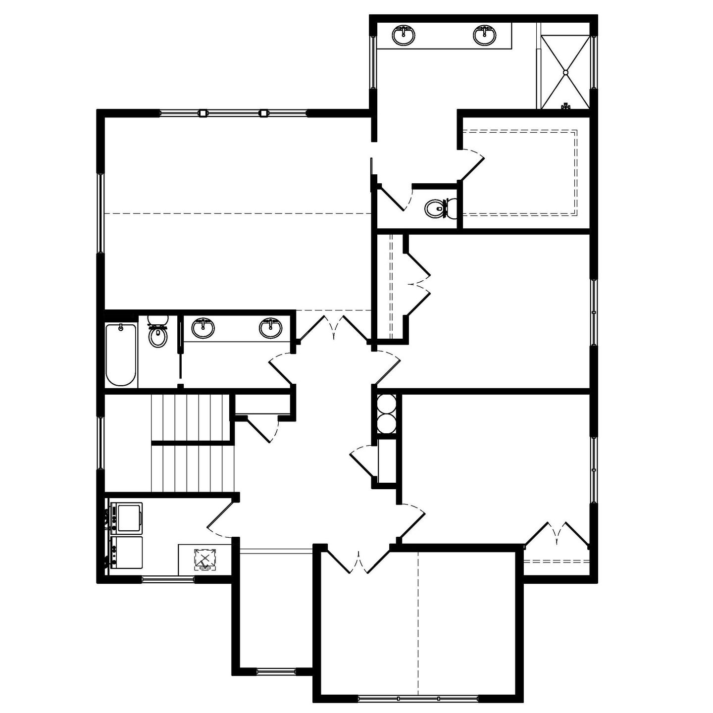 Upper Level. Evergreen New Home Floor Plan