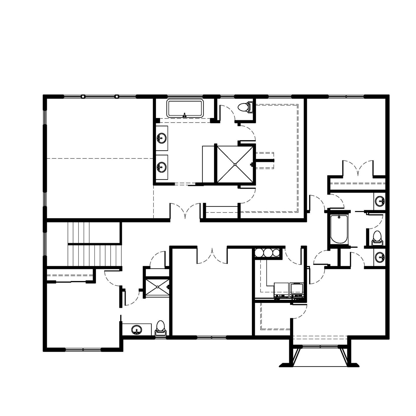 Upper Level. Barcelona New Home Floor Plan