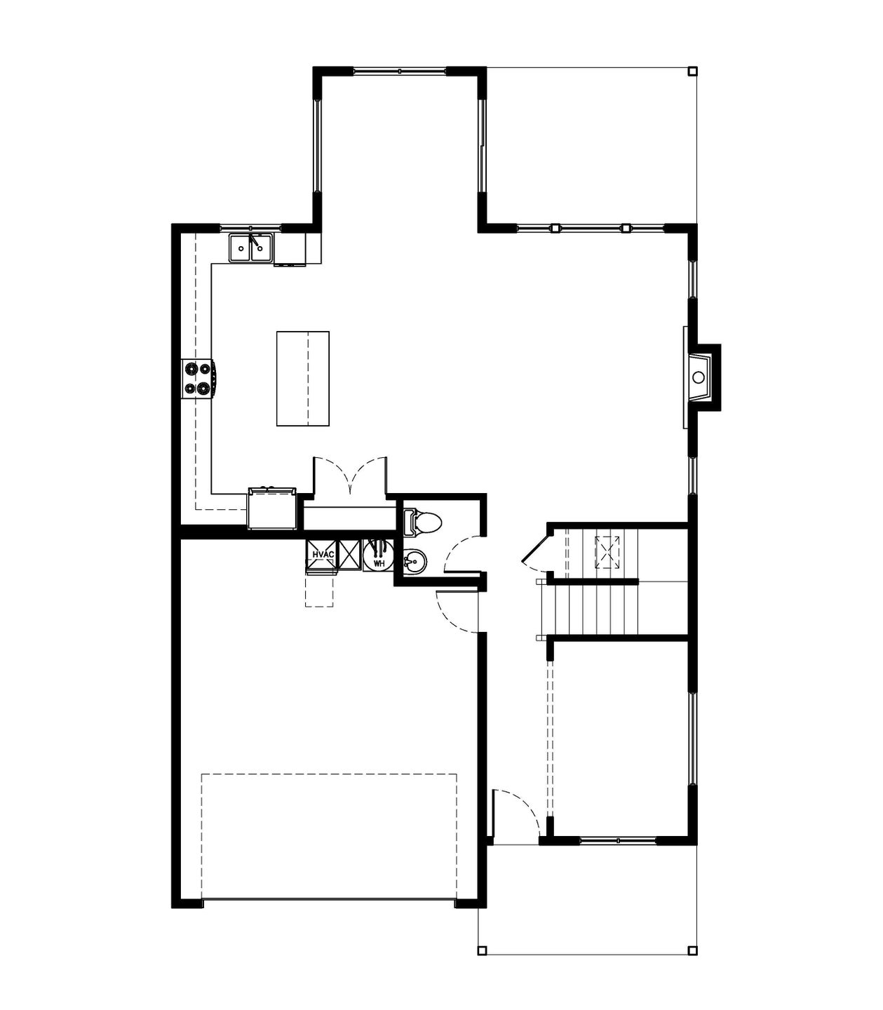 Main Level. Sequoia New Home Floor Plan