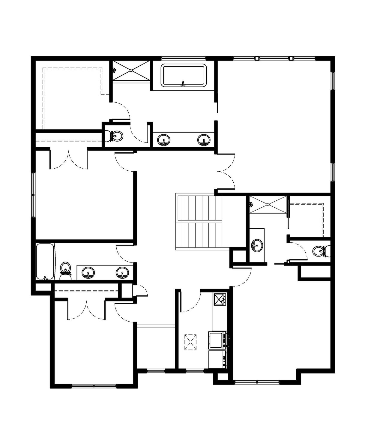 Upper Level. Maple II New Home Floor Plan