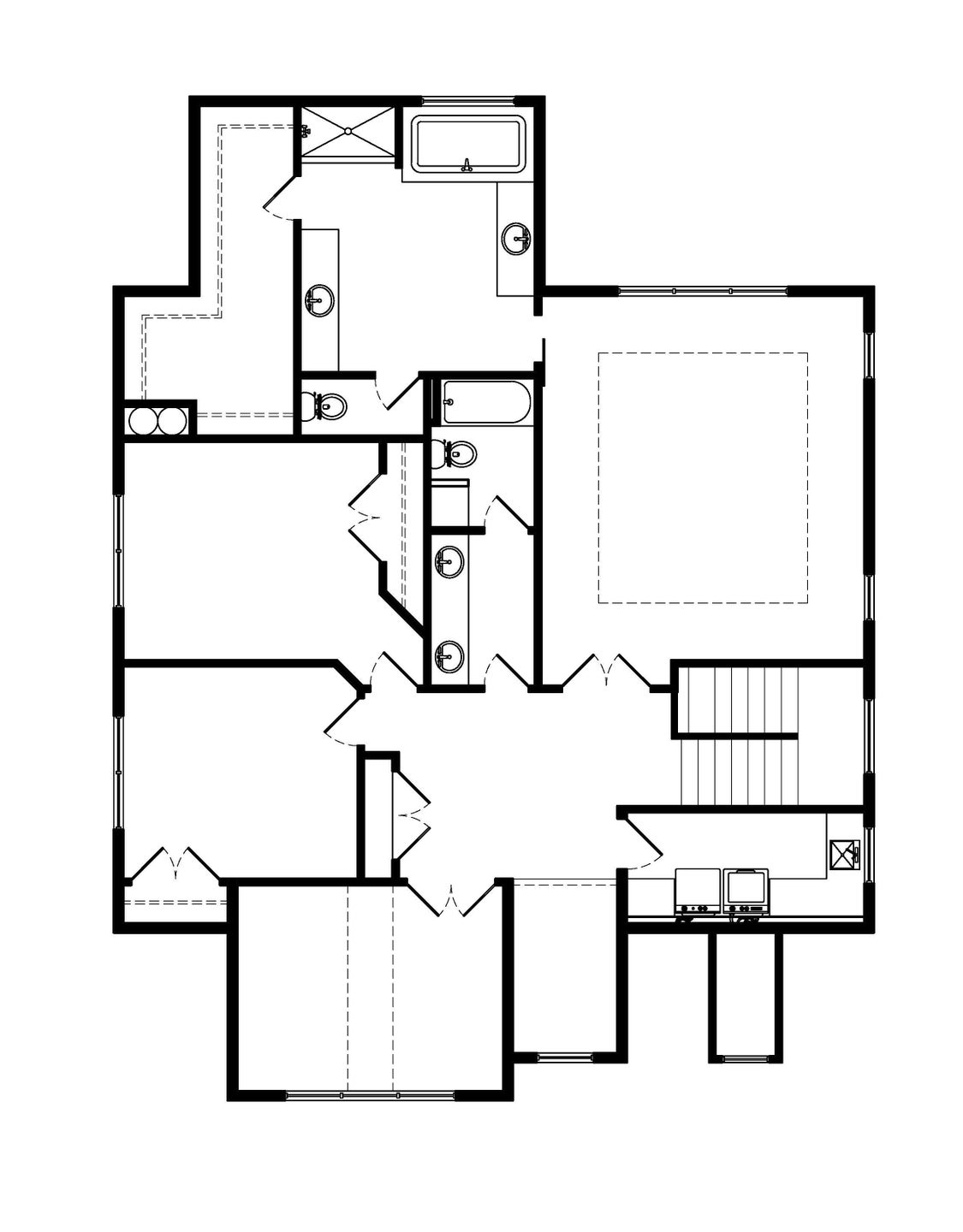 Upper Level. Birch New Home Floor Plan