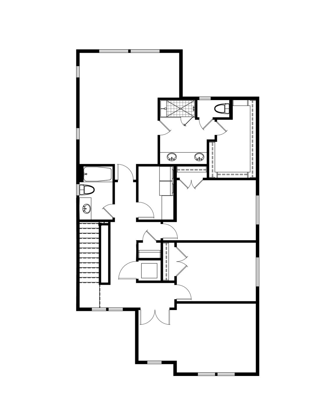 Upper Level. Chandler New Home Floor Plan
