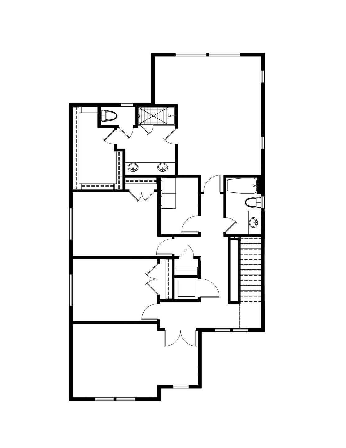 Upper Level. 2,461sf New Home in Canby, OR