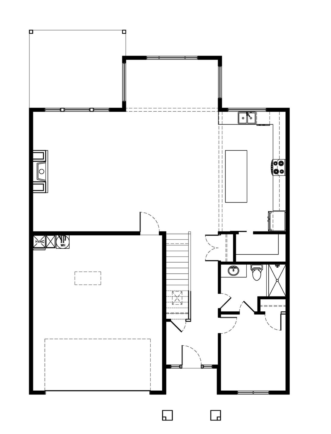 Main Level. Alder II New Home Floor Plan