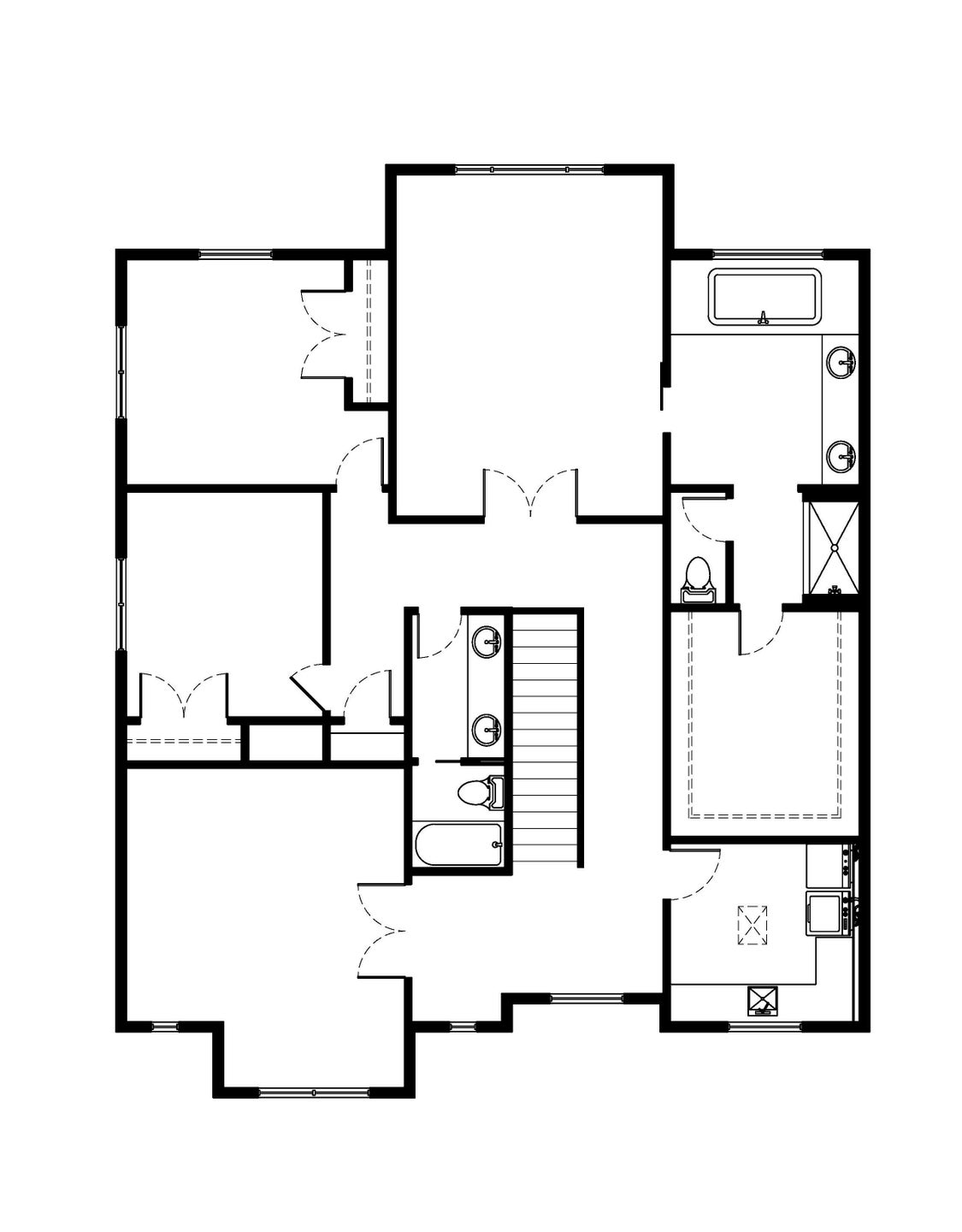 Upper Level. Alder II New Home Floor Plan