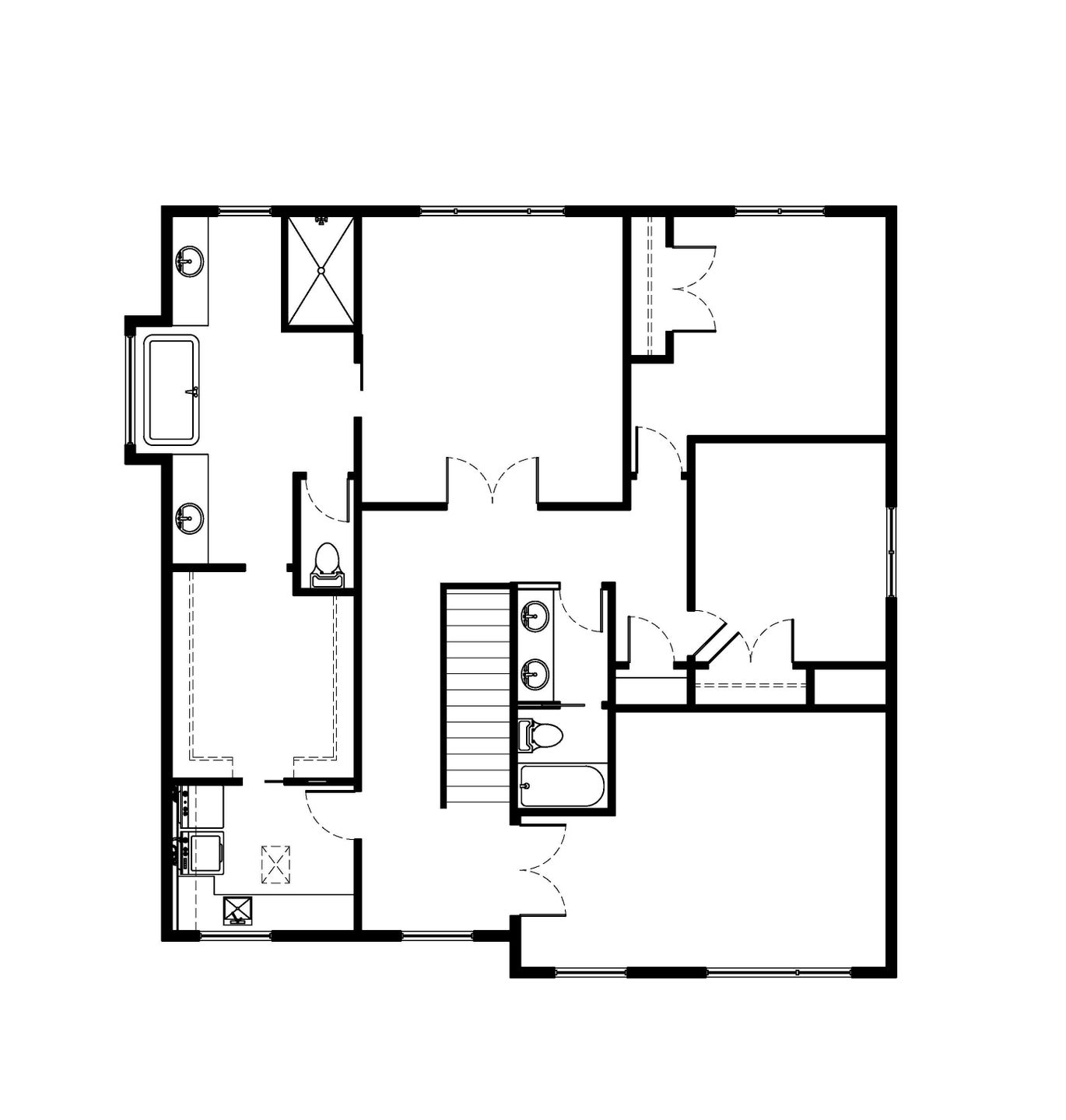 Upper Level. Alder New Home Floor Plan