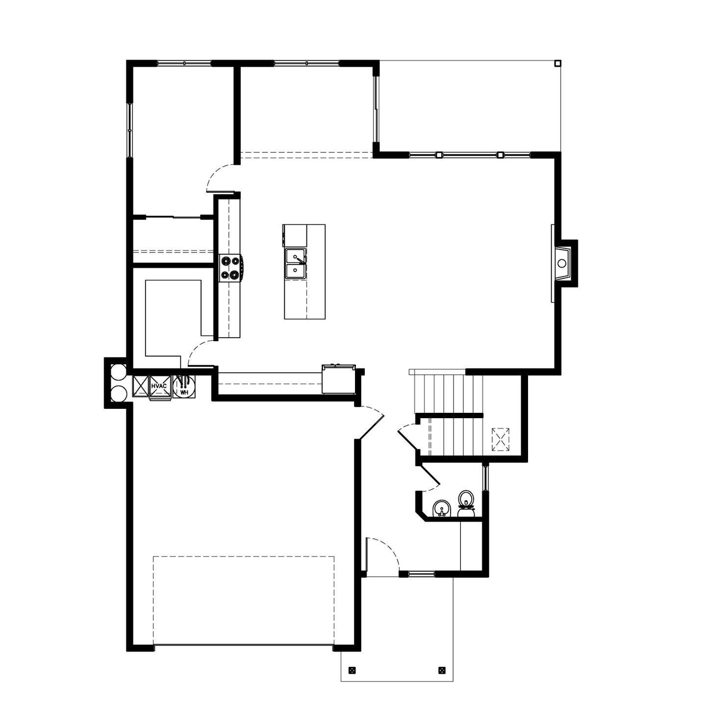 Main Level. Arbor New Home Floor Plan