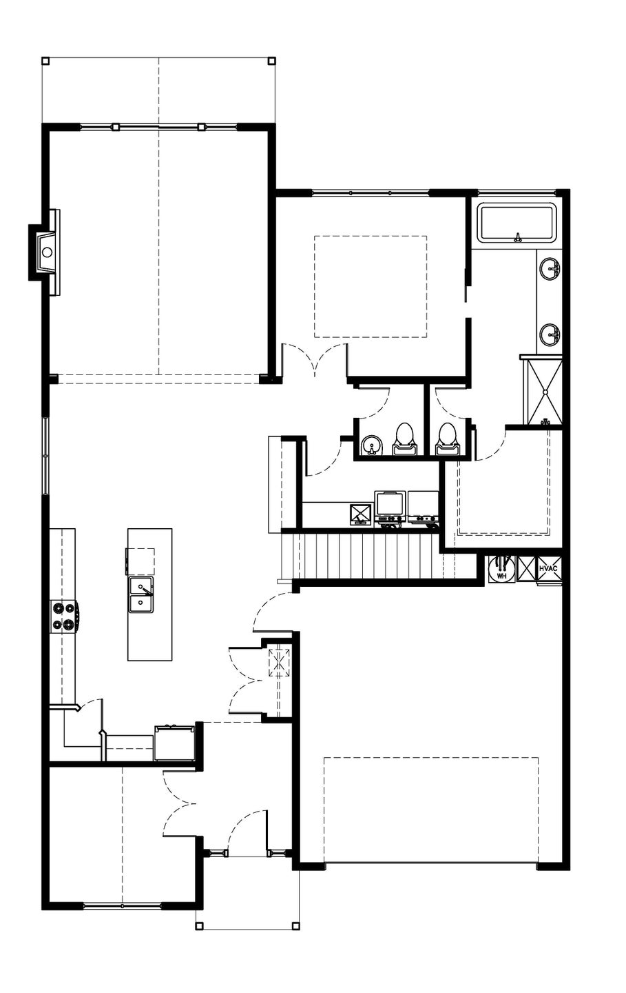 Main Level. 2,705sf New Home in Happy Valley, OR