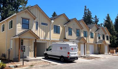 Construction Status 6/29/23. Redwood Landing Addition II New Homes in Canby, OR
