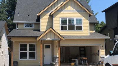 Construction Status 7/24/23. 2,756sf New Home in Happy Valley, OR